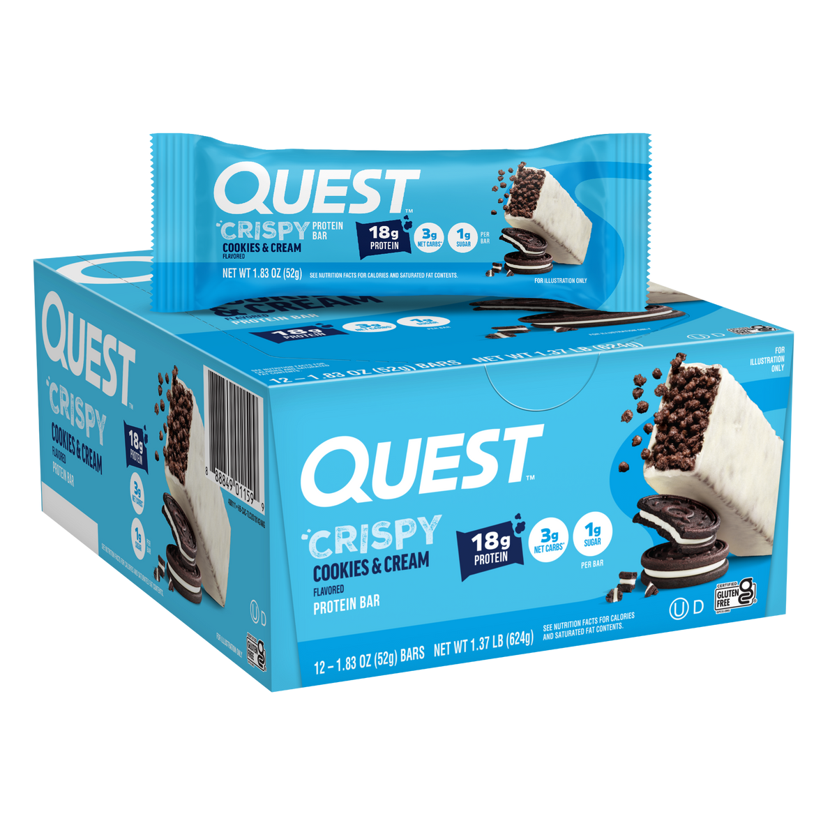 cookies-and-cream-crispy-hero-protein-bars-g2 400111_QN_USA_Pkg_Crispy_ProteinBar_CAC_12ctCarton_3D_Composite_Force.png